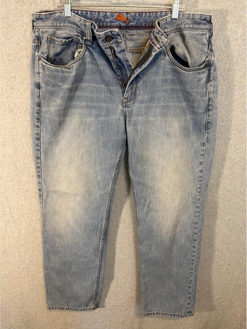 Tommy Bahama Jeans Santorini Island 38x32  Men's Blue Denim Straight Leg